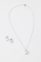 Answear.LAB naszyjnik i kolczyki srebrne srebro srebrny PSET14171B/PSET141/3B.h