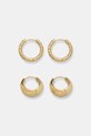 Answear.LAB kolczyki 2-pack 2-pack złoty 7191004301.7190990901.h