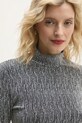 Answear Lab longsleeve argintiu 23049LT.fos