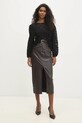 Answear Lab bluza 3499.ilk negru WW25