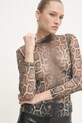 Answear Lab bluza cu modele negru l1428.fos