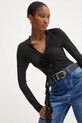Answear Lab body uni negru E0290.ims