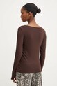 Îmbrăcăminte Answear Lab longsleeve sng.108.tos maro