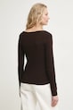 Oblečenie Tričko s dlhým rukávom Answear.LAB LLT.624CHARLIE2.ums hnedá