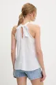 Îmbrăcăminte Answear Lab bluza din in lx25403.6.fos alb