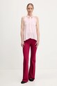 Answear Lab blusa di lino lx25403.6.fos rosa WW25