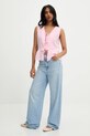 Answear Lab bluza din bumbac G28.4885.tos roz WW25
