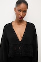 Answear.LAB bluzka damska bawełniana czarny 9297.iak