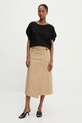 Answear Lab bluza din in 5263.iak negru WW25