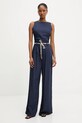 Answear Lab bluza din in L9141.hak bleumarin WW25