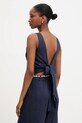 Îmbrăcăminte Answear Lab bluza din in L9141.hak bleumarin