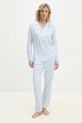 Answear.LAB piżama tkanina niebieski 60452.tos