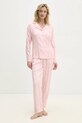 Піжама Answear.LAB тканина рожевий 60447.tos