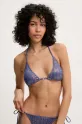 Bikini top Answear Lab χωρίς μεταλλικές μπανέλες μπλε hld608.24.g.fh