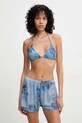 Answear Lab costum de baie din două piese și pantaloni scurți de plajă usor rigidizat albastru hl2fw22.hl4fw23.flk