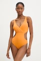 Answear Lab costum de baie dintr-o bucată usor rigidizat portocaliu 3131.flk