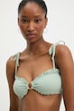 Kupaći grudnjak Answear.LAB gornji dijelovi tirkizna W7013.g.hjk