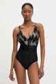 Answear Lab costum de baie dintr-o bucată și pantaloni de plajă vh2cl6212.flk negru WW25