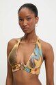Answear Lab sutien de baie cu modele galben hl6fw05.fh