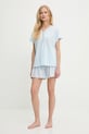 Pyžamo Answear.LAB PJ257051.ios modrá WW25