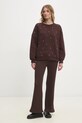 Answear.LAB bluza 3497.ilk brązowy WW25