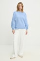 Answear.LAB bluza bawełniana 93880.FWK niebieski WW25