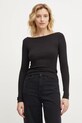 Answear Lab longsleeve negru sng.44.tos
