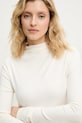 Majica z dolgimi rokavi Answear.LAB bela sng.105.tos