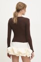 Odzież Answear.LAB longsleeve IVVI1.TWK brązowy
