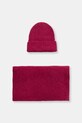 Answear Lab cappello e sciarpa in cotone 7086.7711.fms rosa WW25