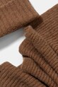 Шапка и шарф с шерстью Answear.LAB 7086.7711.fms коричневый