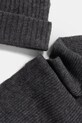 Шапка і шарф з вовною Answear.LAB 7086.7711.fms сірий