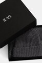 Шапка і шарф з вовною Answear.LAB з додаванням вовни сірий 7086.7711.fms