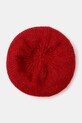 Answear.LAB beret wełniany 1169.CMS czerwony WW25