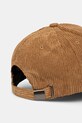 Accesorii Answear Lab șapcă de baseball din catifea h29125.FLK maro
