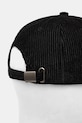 Accesorii Answear Lab șapcă de baseball din catifea h29125.FLK negru