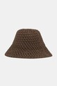 Pamučni šešir Answear.LAB ostalo smeđa 1281.CMS