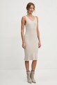Сукня і кардиган Answear.LAB W0106AB.hos бежевий WW25