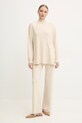 Answear.LAB komplet dzianina beżowy LC95.hos