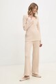 Answear.LAB sweter i spodnie qt91025.fms beżowy