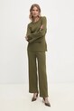 Answear.LAB sweter i spodnie qt91025.fms zielony WW25
