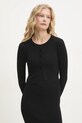 Šaty a svetr Answear.LAB černá L1593.hlk