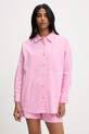 Πουκάμισο και βερμούδα Answear.LAB 1080.hos ροζ WW25