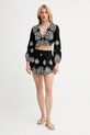 Answear.LAB bluzka i szorty 56899.flk czarny WW25