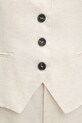 Answear.LAB gilet e pantaloncini con lino CA2716.hos