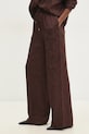 Answear.LAB spodnie brązowy 45126.ms