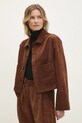 Вельветовая рубашка Answear.LAB коричневый dpp45.ilk
