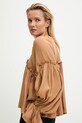 Answear.LAB bluzka 2521000.TWK brązowy