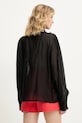 Îmbrăcăminte Answear Lab cămașă de mătase H7220.ios negru