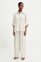 Answear Lab camicia di lino LD2698.hak beige WW25